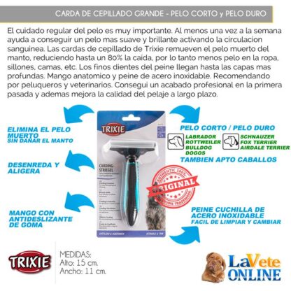 Cepillo Elimina Pelo Large - Pelo Corto y/o Duro (simil furminator) (t24175) - Imagen 2