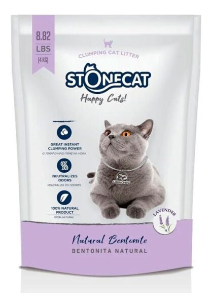 StoneCat Lavanda  4 kg Bentonita Aglomerante (STONECATLA04)