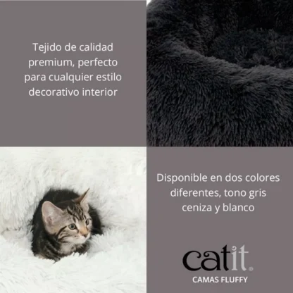 Moises Nido FLUFFY CATIT GRIS OSCURA (41882) - Imagen 6