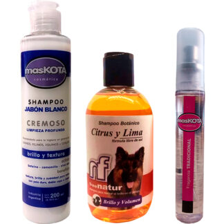 Kit Baño Seca Rapido - Ovejeros Siberianos Doble Capa - Maskota (KITSECARAPIDO)