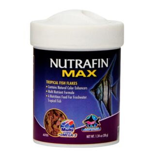 Nutrafin Max Tropical Fish Flakes x 38g. - Alimento Peces Tropicales en Escamas (A6702)