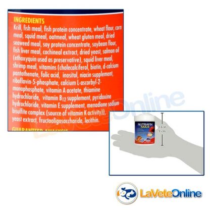 Alimento Peces Tropicales Potenciador Color - Nutrafin Max Colour Enhancing Flakes x 38g. (A6772) - Imagen 2