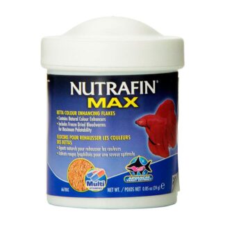 Nutrafin Max Betta Color Enhancing Flakes 24g - Alimento para Bettas Potenciador de Color (A6780)