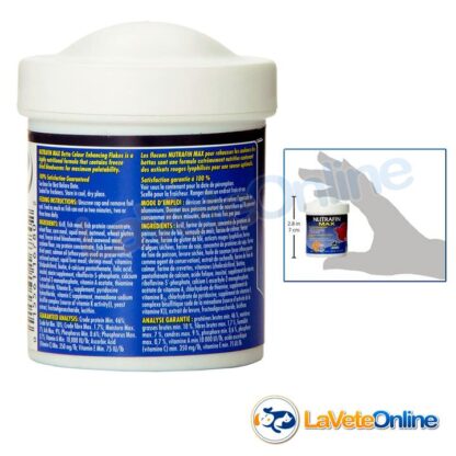 Nutrafin Max Betta Color Enhancing Flakes 24g - Alimento para Bettas Potenciador de Color (A6780) - Imagen 2