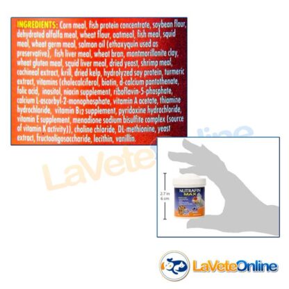 Nutrafin Max Goldfish Flakes 19g - Alimento para Goldfish en Escamas (A6830) - Imagen 2