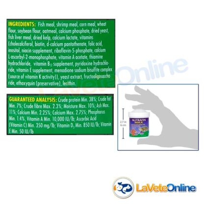 Alimento para Tortugas Acuaticas - Nutrafin Max Turtle Pellets x 30g. (A6920) - Imagen 2