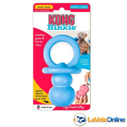 Kong Puppy Binkie Small (hasta 9 kg) - Celeste (acd9032CE) - Imagen 2