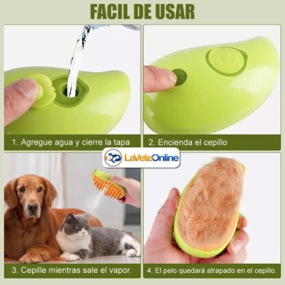 Cepillo Vaporizador Mascotas (CEPILLOVAPOR) - Imagen 3