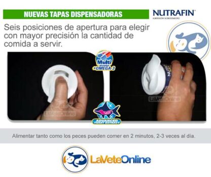 Alimento Peces Tropicales Potenciador Color - Nutrafin Max Colour Enhancing Flakes x 38g. (A6772) - Imagen 4