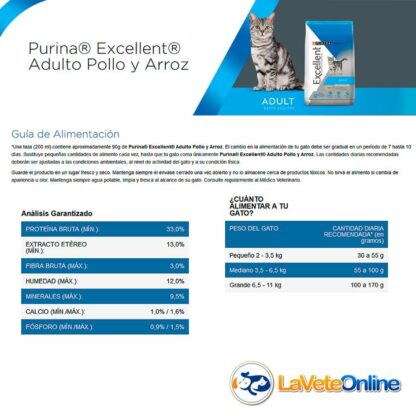 Excellent Gato Adulto x 7.5 kg (PP12396142) - Imagen 2