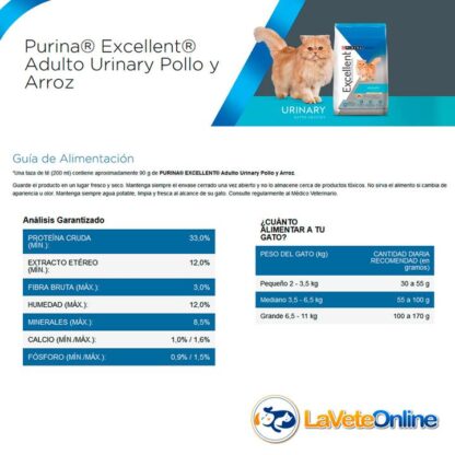 Excellent Gato Urinary 1 kg (PP12570704) - Imagen 2
