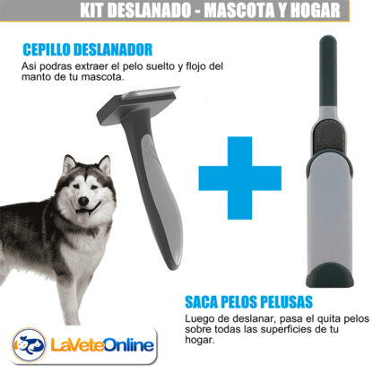 Kit Quita Pelos: 1 cepillo deslanador + 1 Quita pelusas para el hogar - Imagen 2