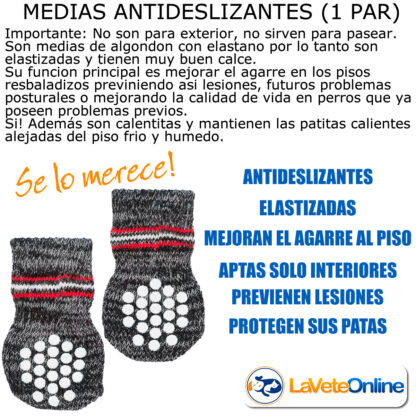 Medias Antideslizantes (Par) Talle XS - S (T19501) - Imagen 4