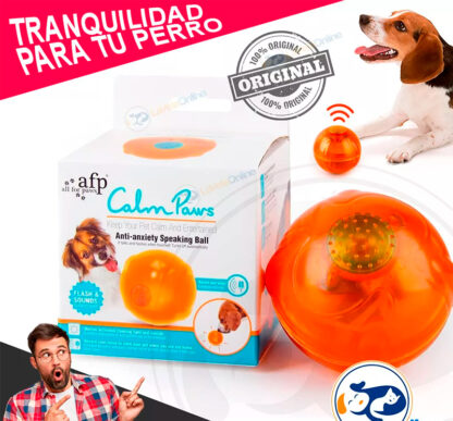 Pelota Interactiva Reproduce tu Voz y calma a tu mascota AFP CALMING PALS-ANTI ANXIETY (MILX5821)