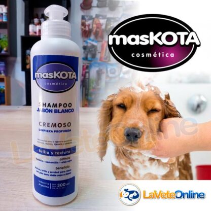 Shampoo Jabon Blanco 300 ml - Maskota (MKT1064) - Imagen 2
