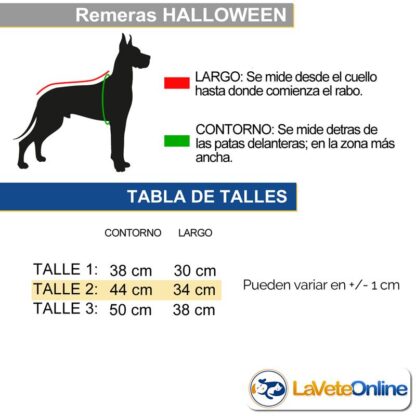 Remera Halloween Talle 2 - Imagen 2