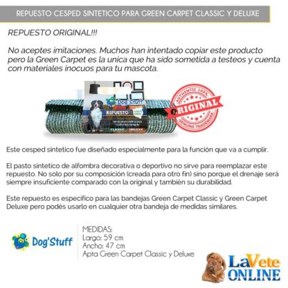 Repuesto Green Carpet - Cesped Sintetico (RGC) - Imagen 2