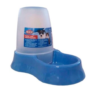 Comedero / Bebedero Dispenser 0.6 Litros - Celeste (T24761CE)