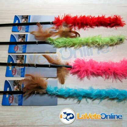 Varita con Cinta de Plush y Plumas 48 cm (T45724) - Imagen 2