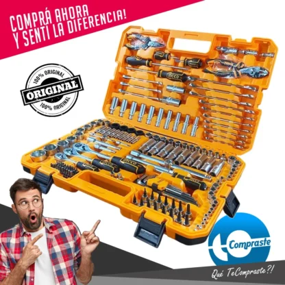 Set Juego Kit de Herramientas Racing Mecanica Maletin 156 Piezas Ingco - Imagen 9