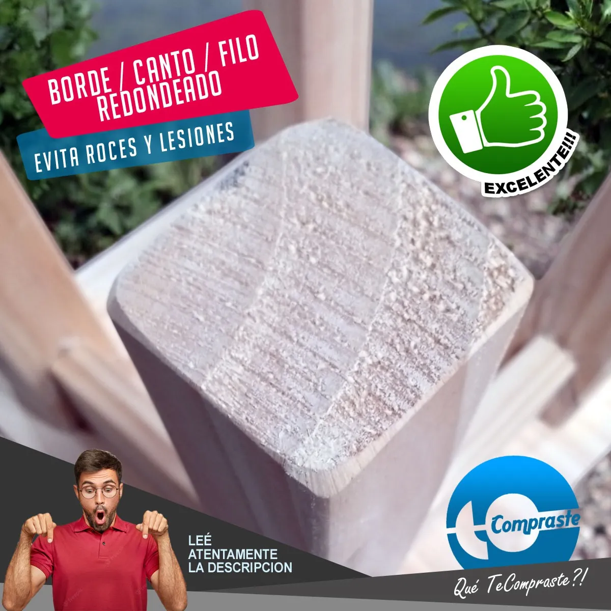 Banqueta Banco Alto Pino Natural Macizo Cocina Quincho Bar 77cm Garantia 2 Años - Imagen 8