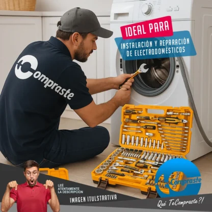 Set Juego Kit de Herramientas Racing Mecanica Maletin 156 Piezas Ingco - Imagen 5