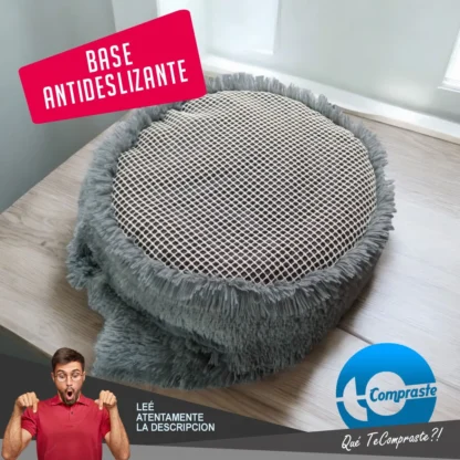 Cama Moises Cueva 50cm Diametro Manta Sleeping para Perro o Gato - Gris - Imagen 8