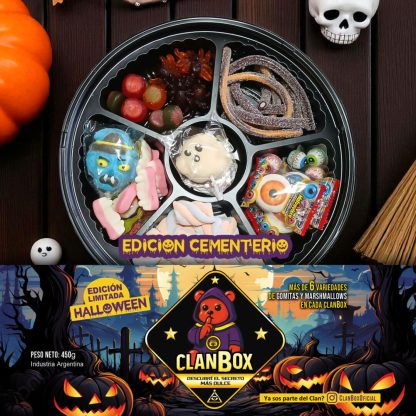 Bandeja Gomitas Box Halloween Regalo Original - Cementerio - Imagen 6