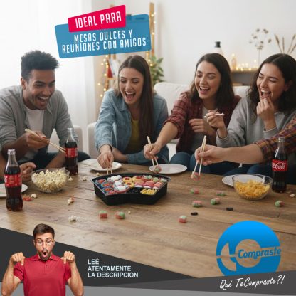 Bandeja Box Sushi Gomitas Premium Regalo Original Cumpleaños - Más de 15 Piezas - Imagen 3