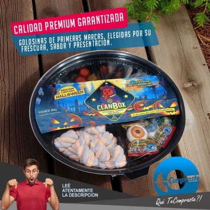 Bandeja Gomitas Box Halloween Regalo Original - Cementerio - Imagen 3