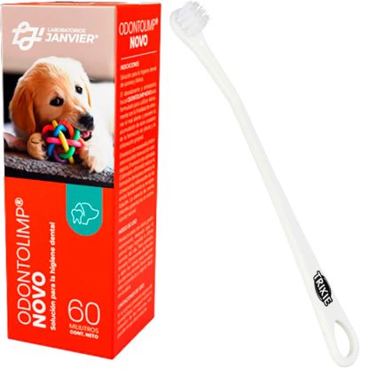 Kit Limpieza Dental Spray + Cepillo Small 15cm