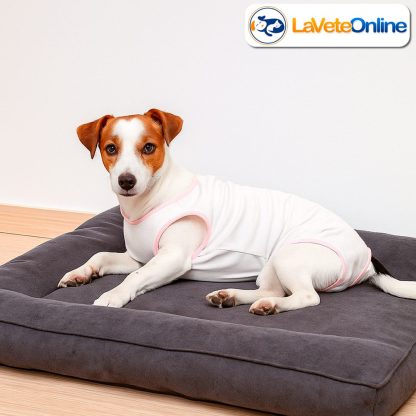 Bata Post Quirurgica para Hembras Perra Gata Lavable Faja Camisa Cirugia - Imagen 4