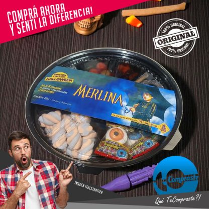 Bandeja Gomitas Box Halloween Regalo Original - Merlina - Imagen 10