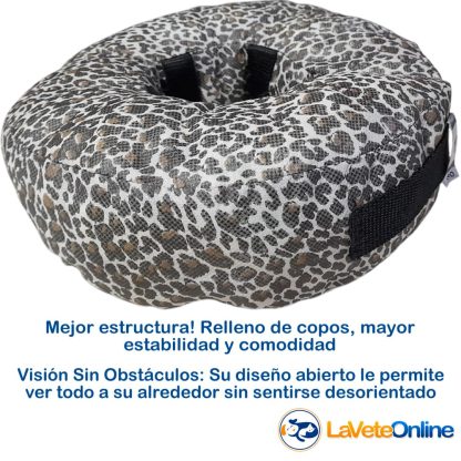 Colla Isabelino Tipo Dona Perro Gato Relleno Copos - Imagen 7