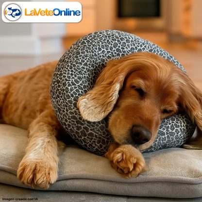 Colla Isabelino Tipo Dona Perro Gato Relleno Copos - Imagen 5