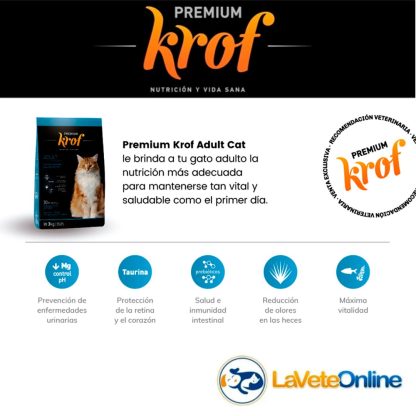 Premium Krof Gato Adulto 1 kg - Imagen 2