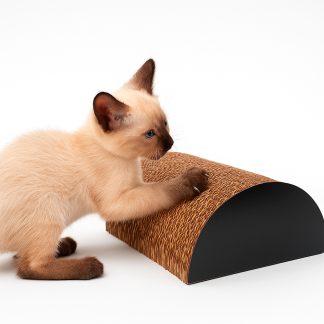 Rascador de Carton Medialuna con Catnip