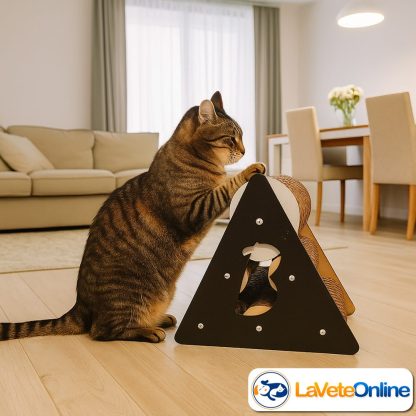 Rascador Gato Piramide Plus Carton Premium Incluye Catnip (BG042) - Imagen 4