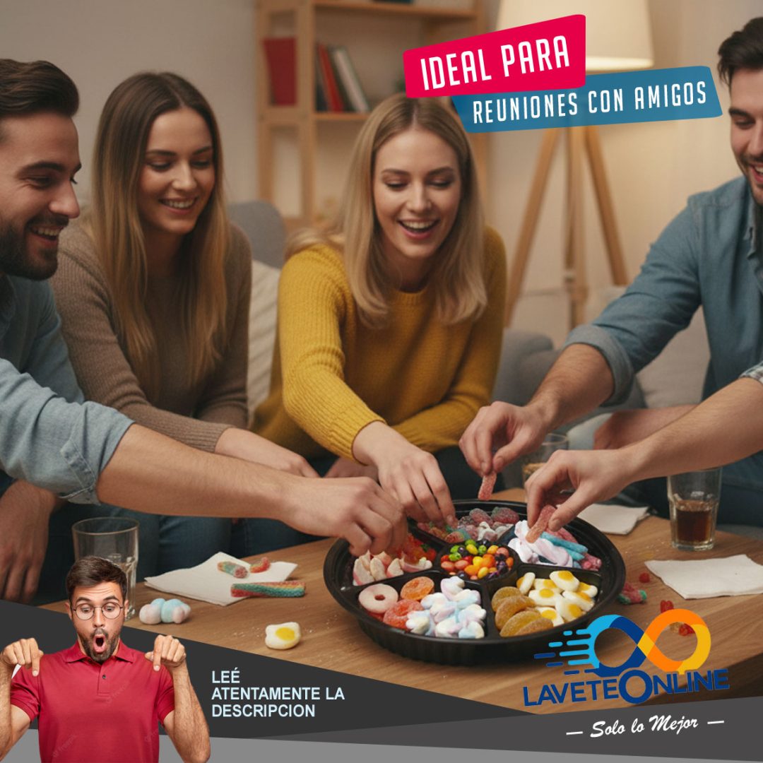 Bandeja Mix Picada Gomitas Regalo Eventos Cumpleaños Clanbox - Imagen 3