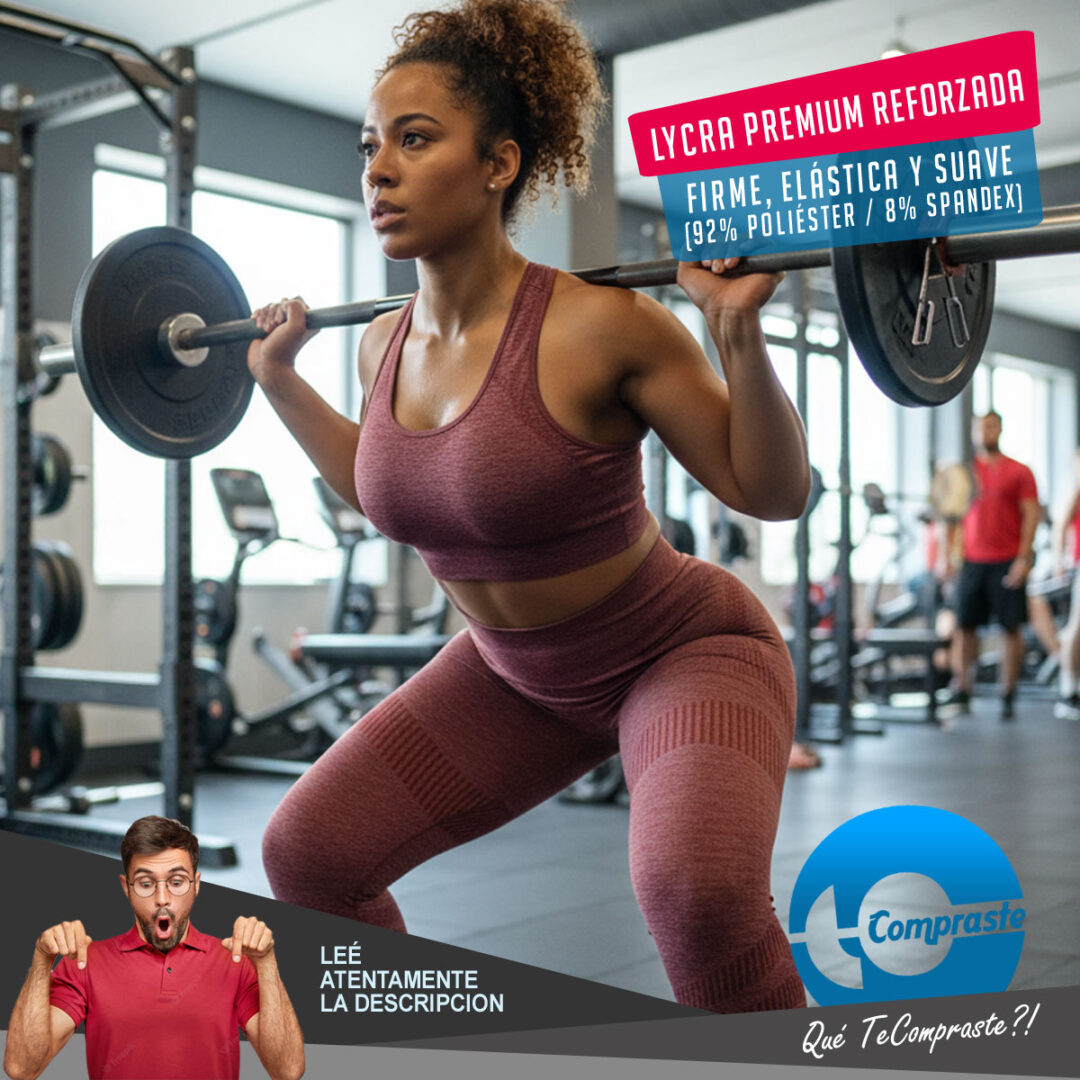 Calza Push Up Frunce Levanta Cola Tiro Alto Talle Unico (M-XL) - Imagen 4