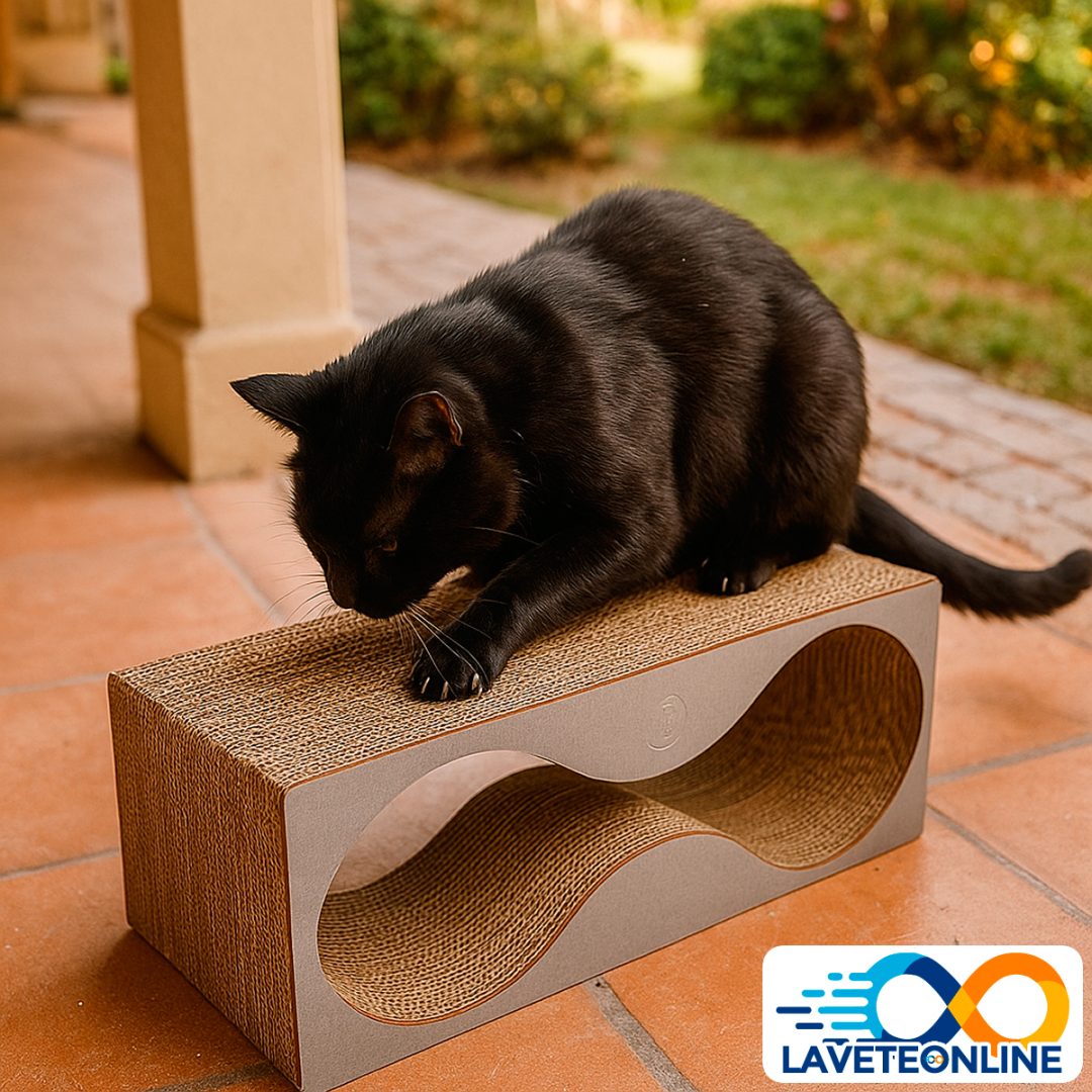 Rascador de Carton Mega Tamaño grande con catnip - Imagen 6