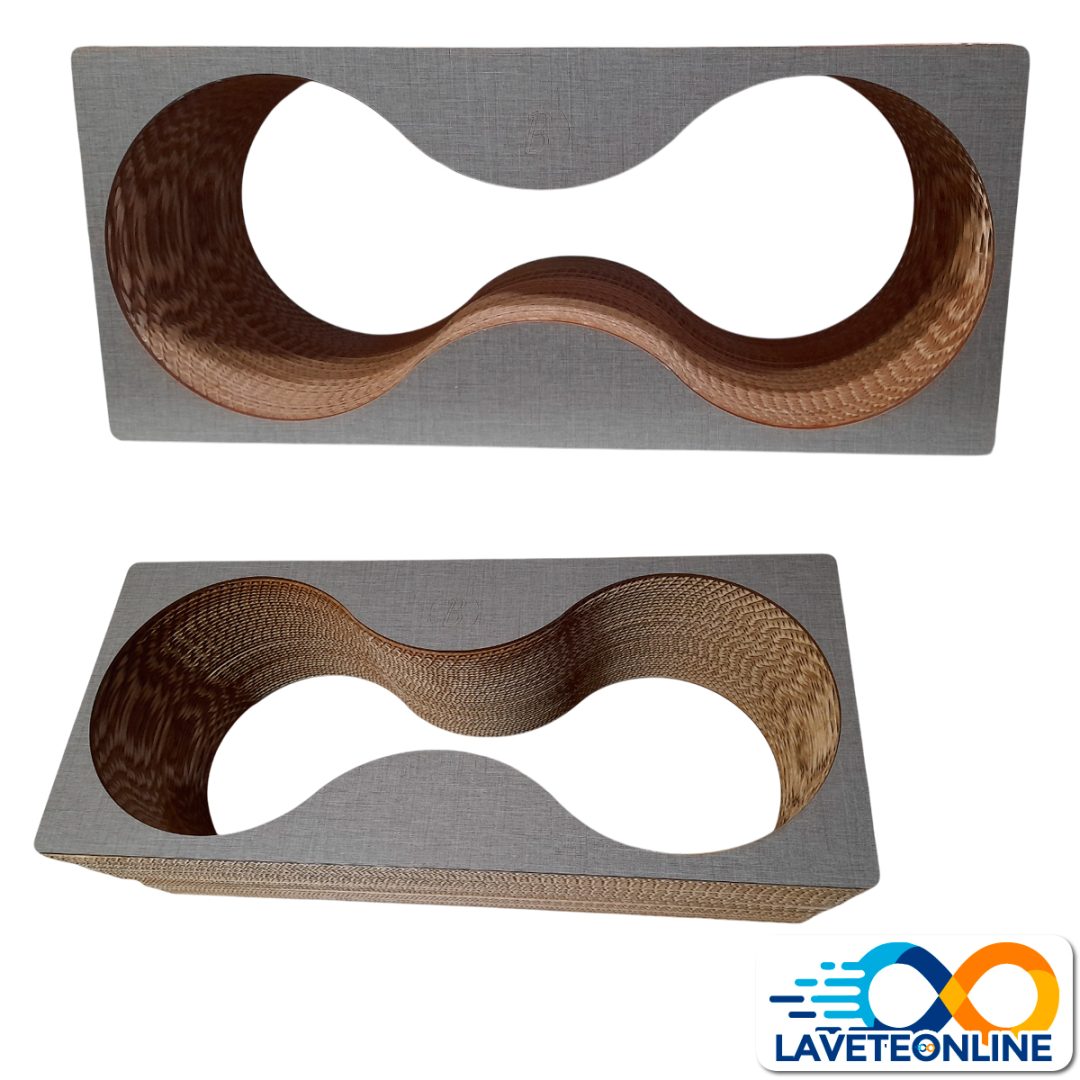 Rascador de Carton Mega Tamaño grande con catnip - Imagen 3