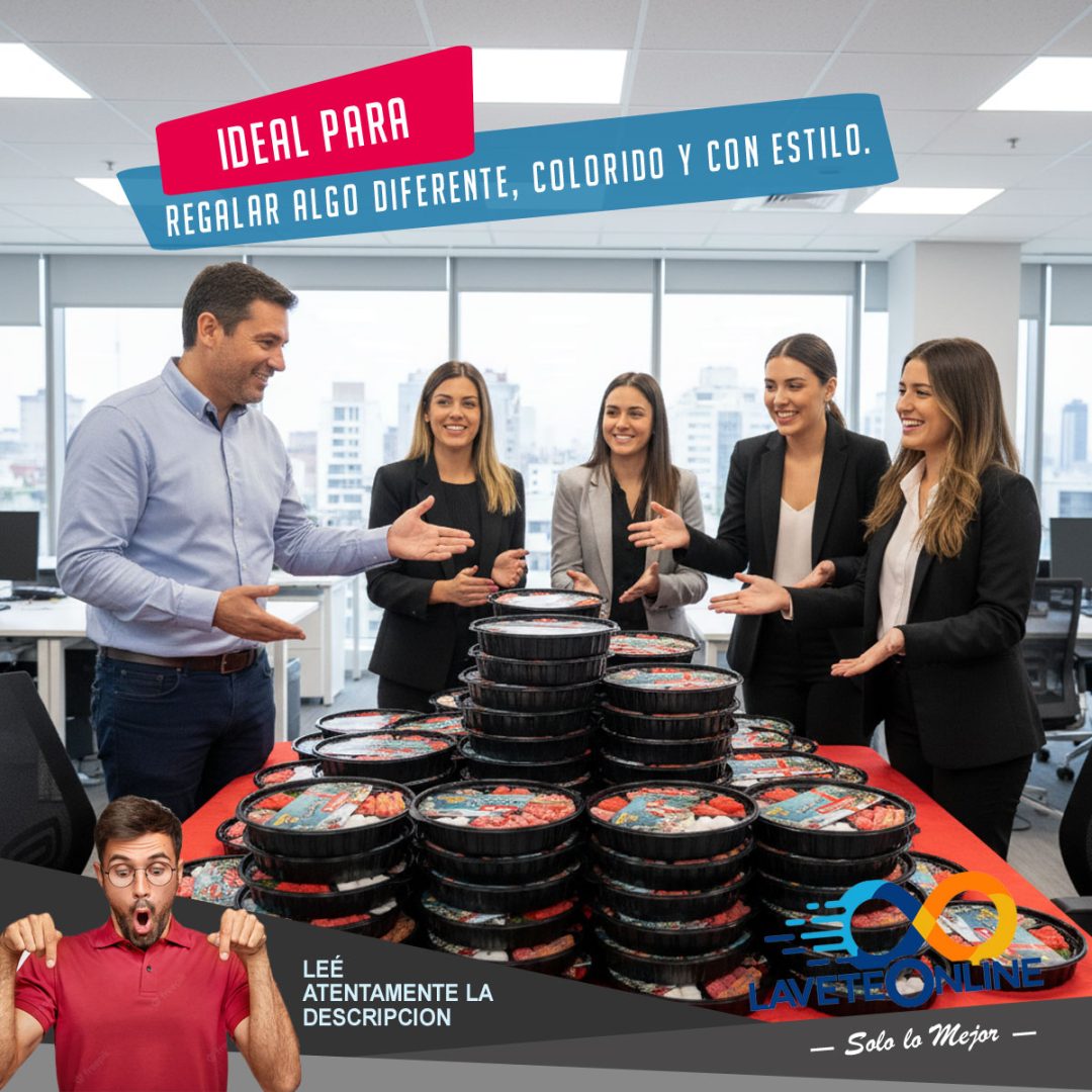 Bandeja Dulce Navideña Gomitas Regalo Original Fiestas 2026 - Felices Fiestas - Imagen 7