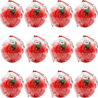 Pack x 12 Bolas Navidad C/gomitas Adorno Esfera Arbolito Regalo Original