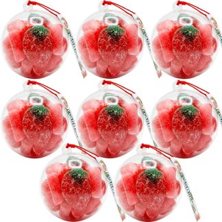 Pack x 8 Bolas Navidad C/gomitas Adorno Esfera Arbolito Regalo Original