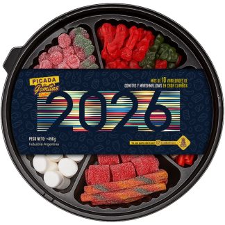 Bandeja Dulce Navideña Gomitas Regalo Original Fiestas Año Nuevo 2026 V1
