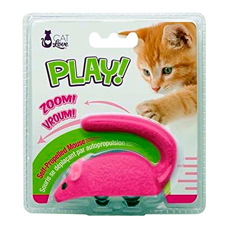 Cat Love Mouse Raton Pink - Rosa