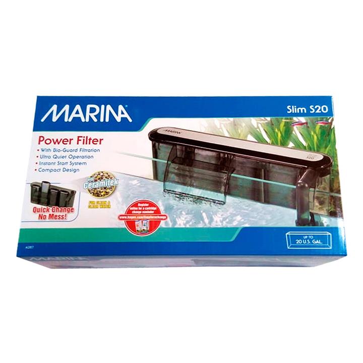 Marina S20 hasta 75 litros - Filtro de Cascada