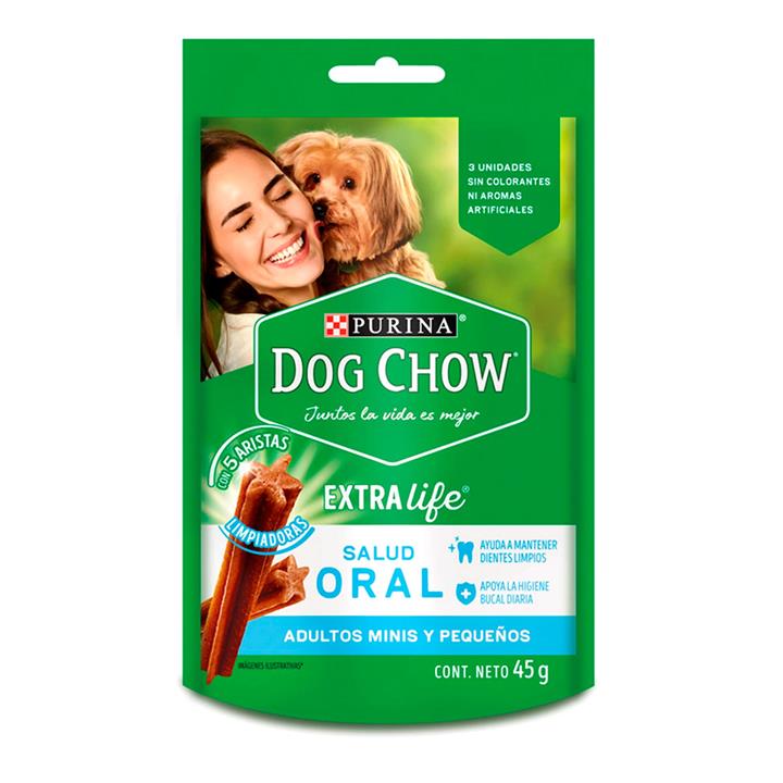 Dog Chow Extra Oral Life Pequeños - Aristas limpia dientes