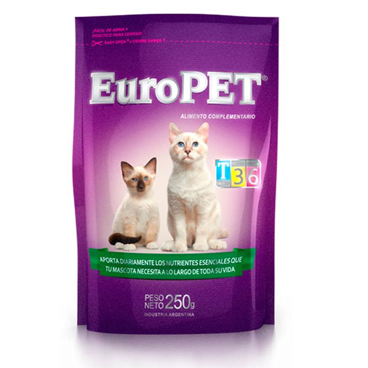 Europet Alimento Complementario - Suplemento vitaminico para Gatos x 250 g. (EUACG)